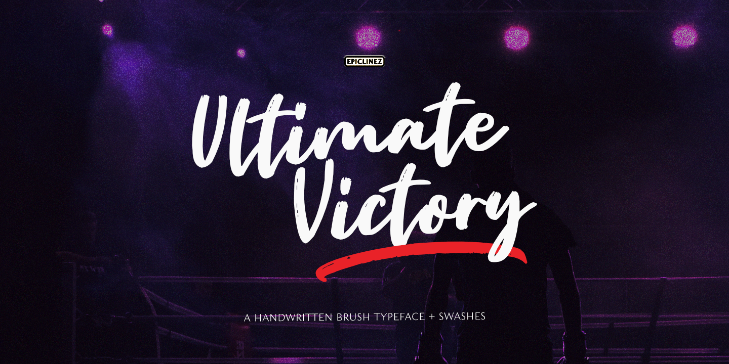 Ultimate Victory Font preview